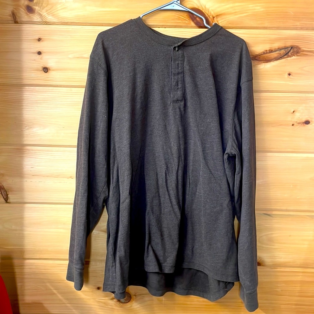 Long sleeved men’s croft and borrow shirt size XXL Brown